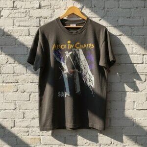 90s Grunge Rock Aesthetic Graphic T-Shirt Charcoal Vintage Style Unisex Tee